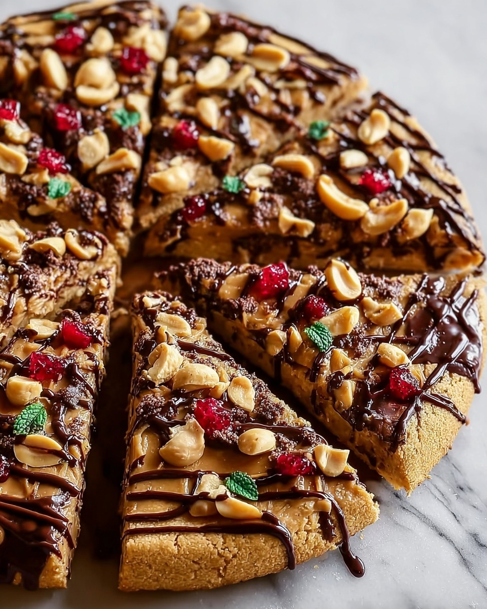 Peanut Butter Brownie Pizza Recipe - Recipe Image