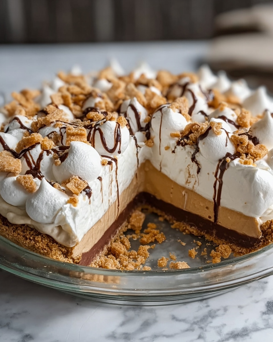 No-Bake Peanut Butter Pie Delight Recipe - Recipe Image