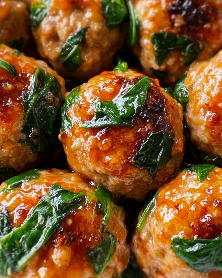 Baked Chicken Ricotta Spinach Meatballs Recipe