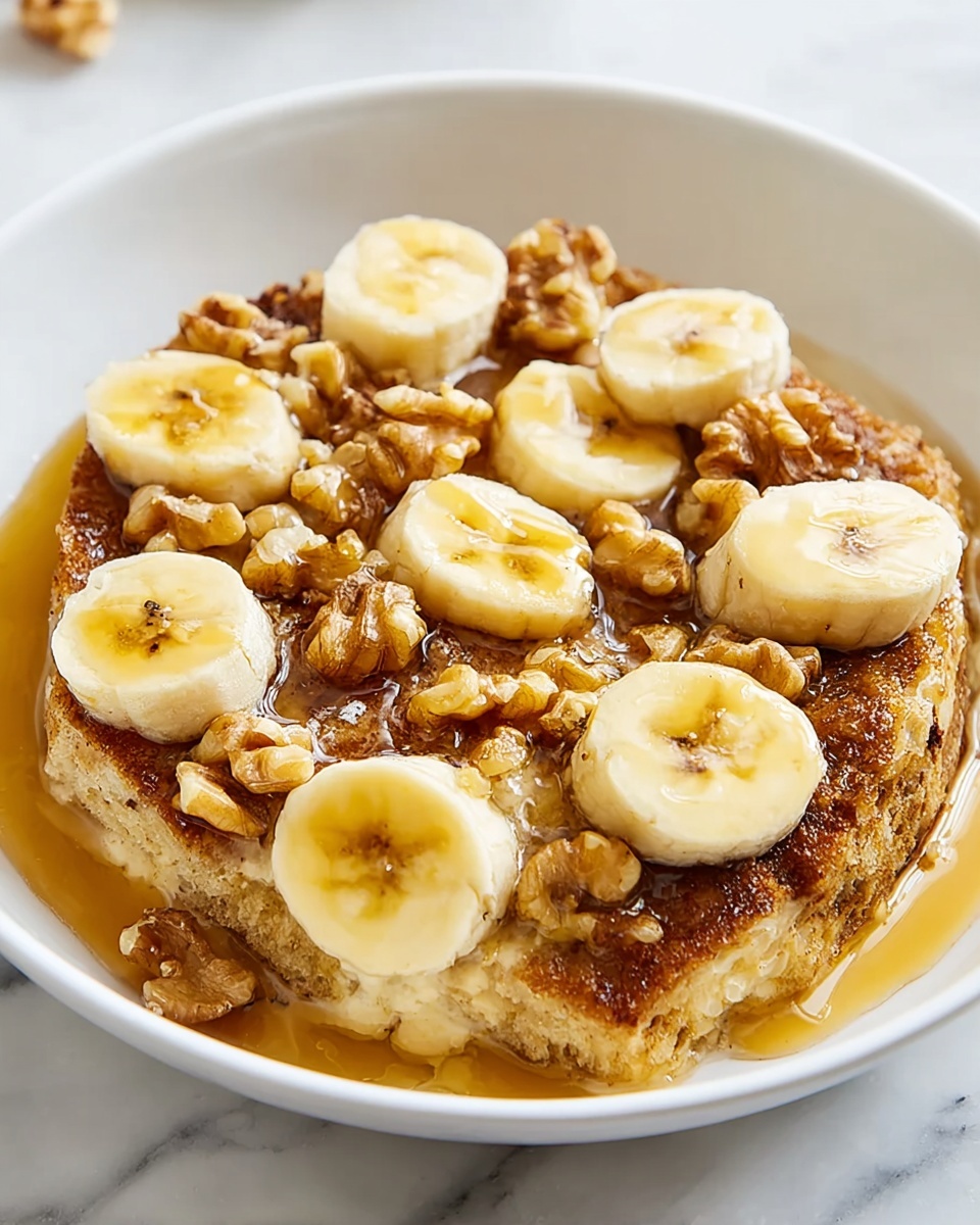 Greek Yogurt Banana Maple Bread Pudding Recipe - Recipe Image