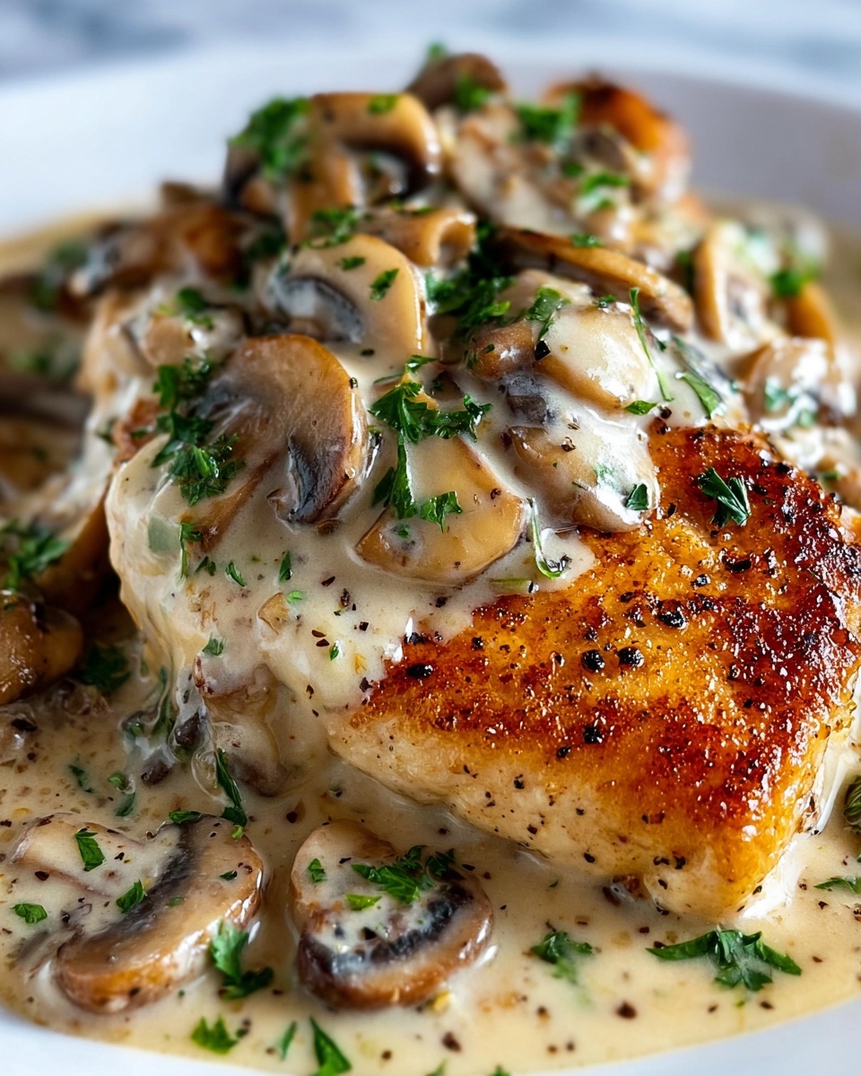 Creamy Mushroom Chicken Recipe - Recipe Image
