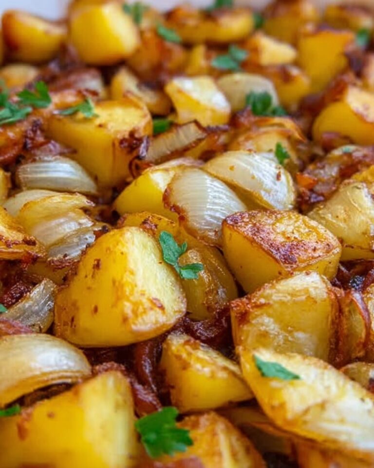 Easy Fried Potatoes with Green Onions Recipe