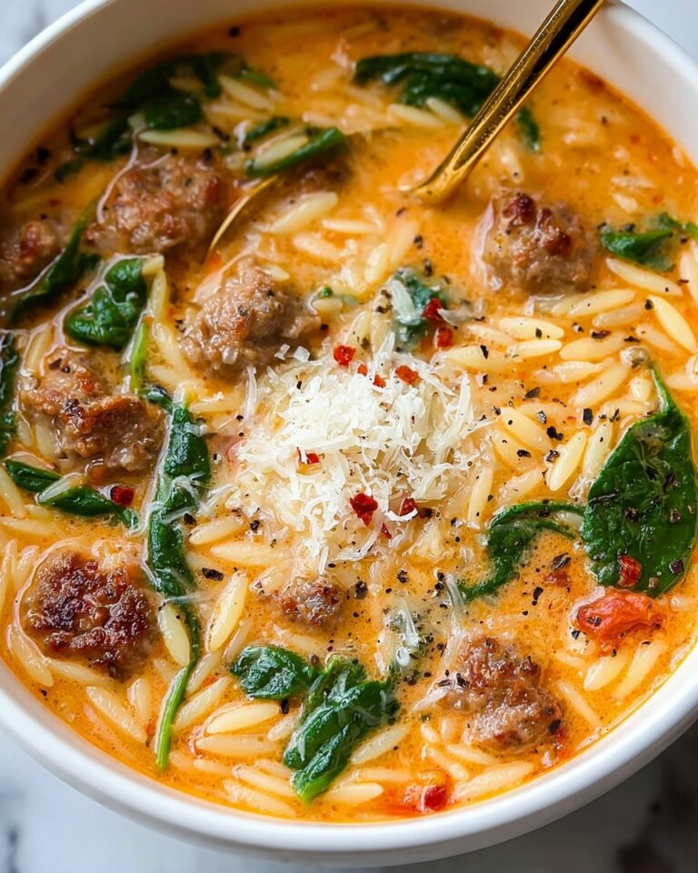 Marry Me Sausage Orzo Soup Recipe
