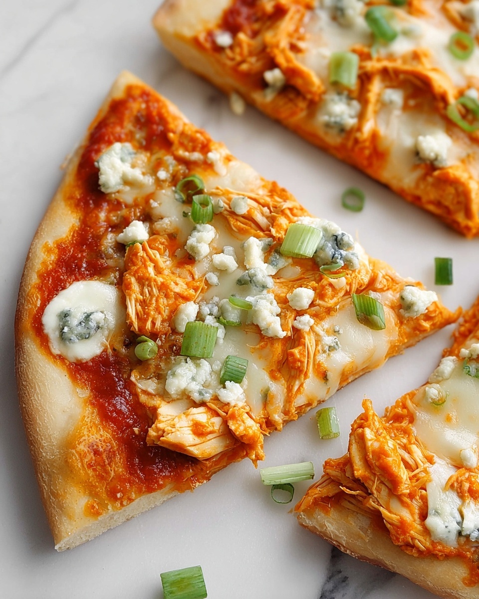 Buffalo Chicken Pizza Recipe - Recipe Image