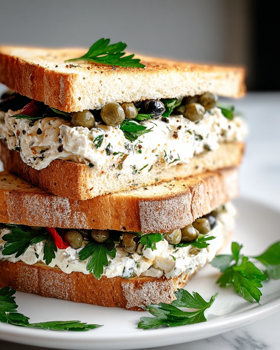 Olive Tapenade & Goat Cheese Sandwich Recipe - Recipe Image