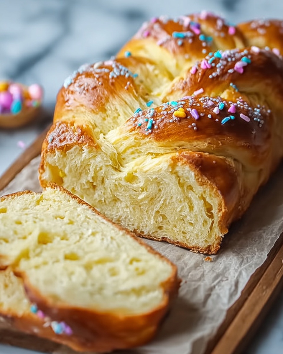 Italian Ricotta Easter Bread Recipe - Recipe Image