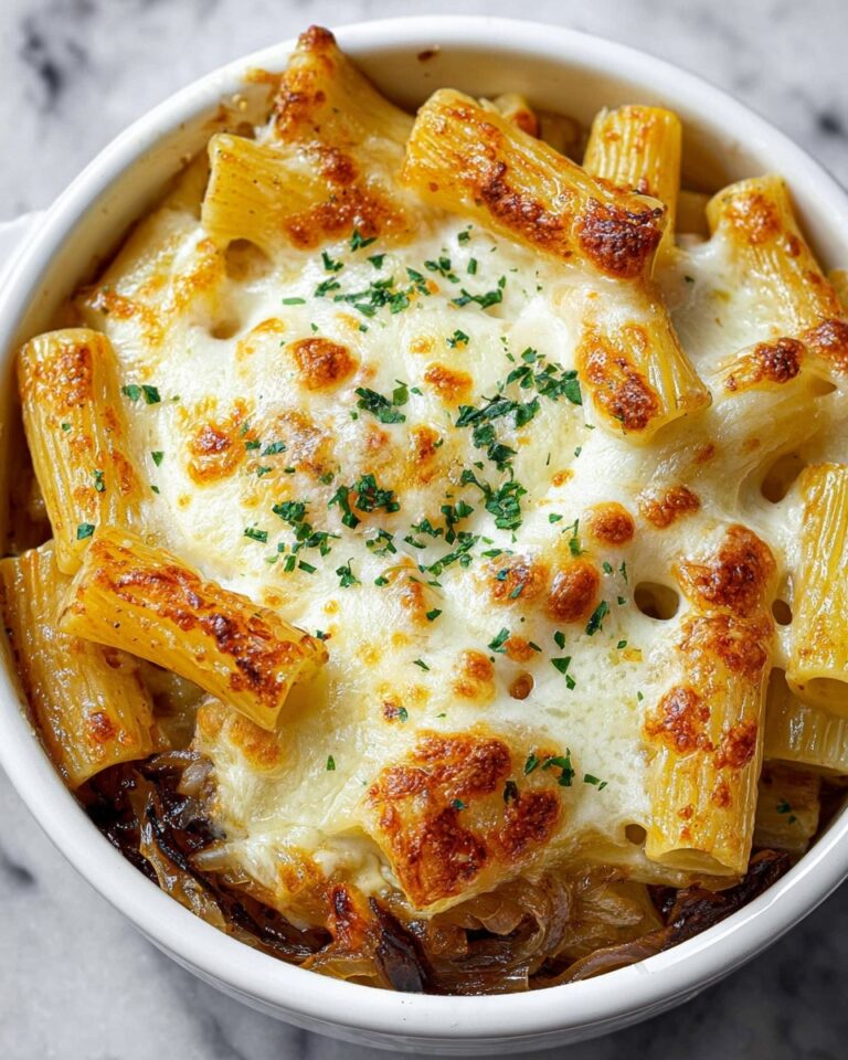 French Onion Pasta Casserole Recipe