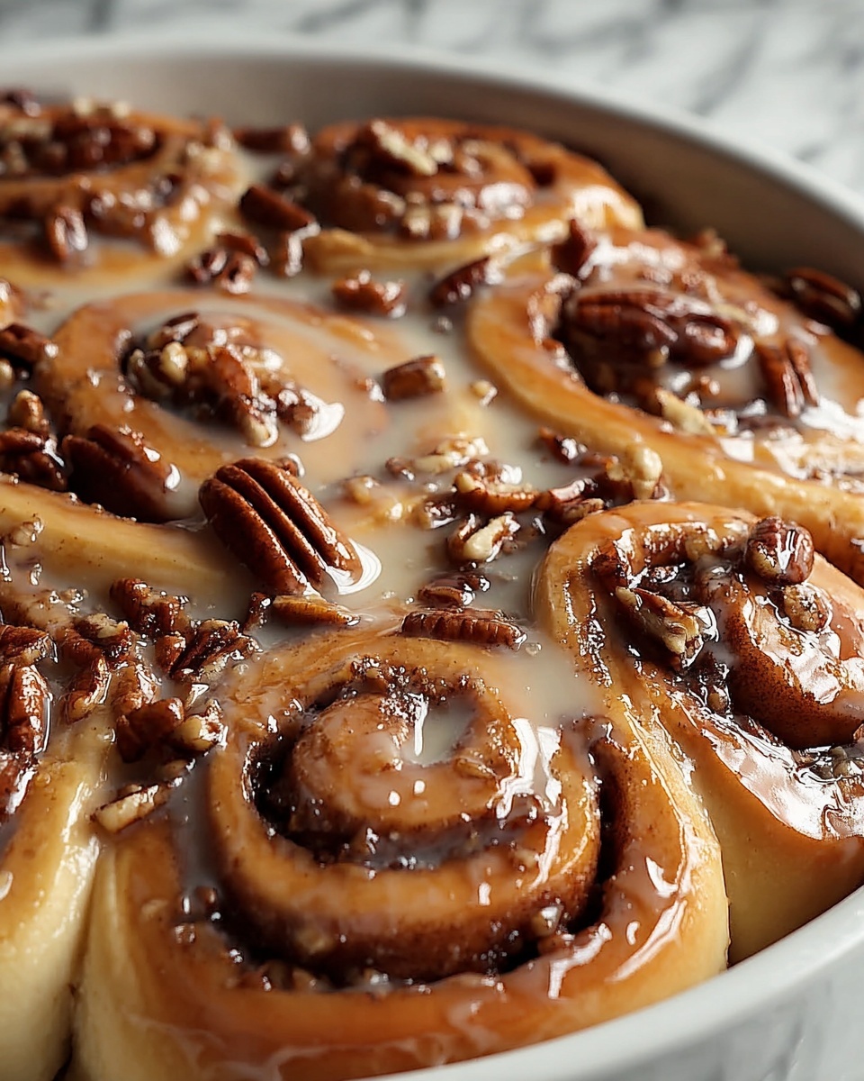 Apple Pecan Cinnamon Roll Bake Recipe - Recipe Image