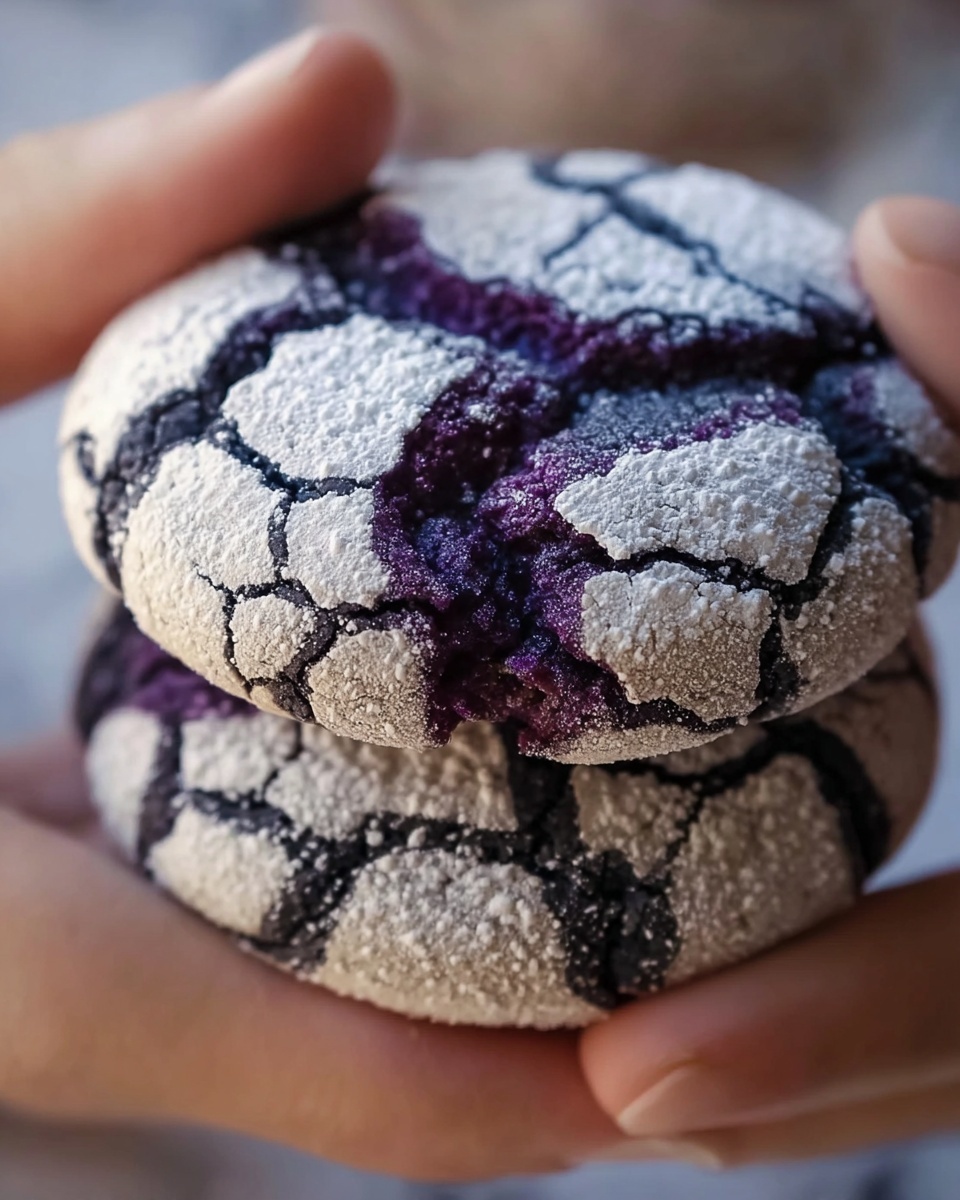 Blueberry Crinkle Cookies Recipe - Recipe Image