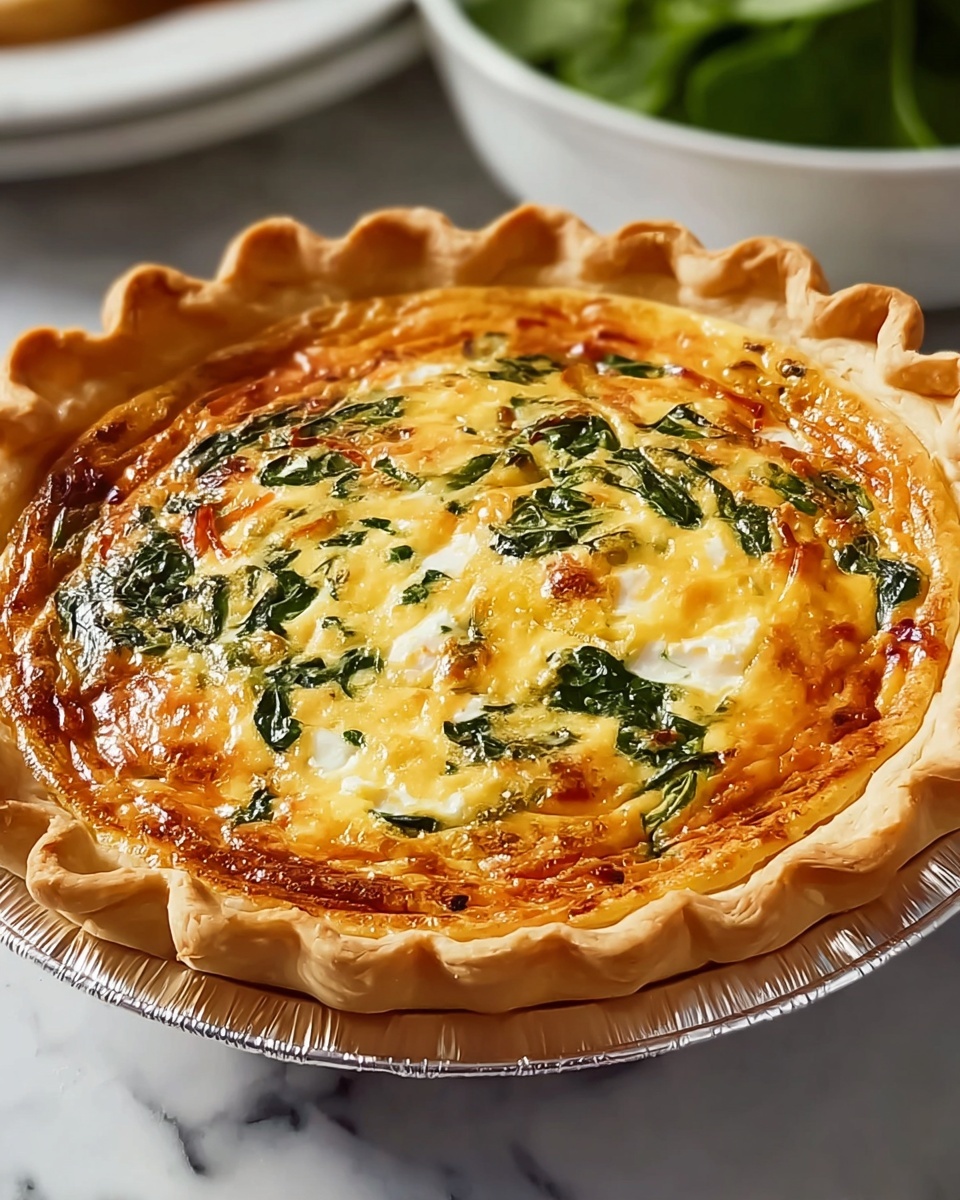 Ricotta Spinach Quiche Recipe - Recipe Image