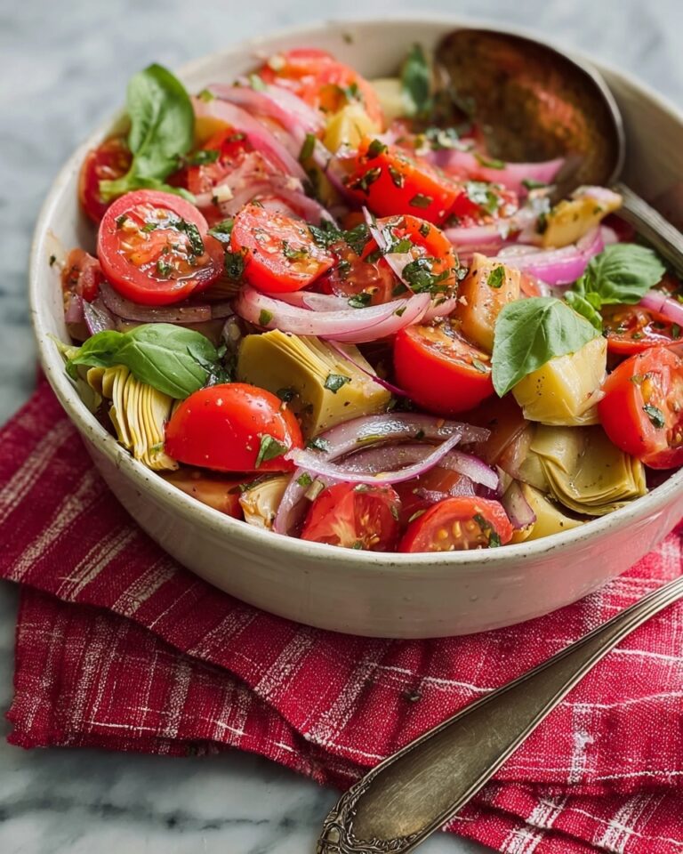 Tuscan Artichoke Tomato Salad Recipe