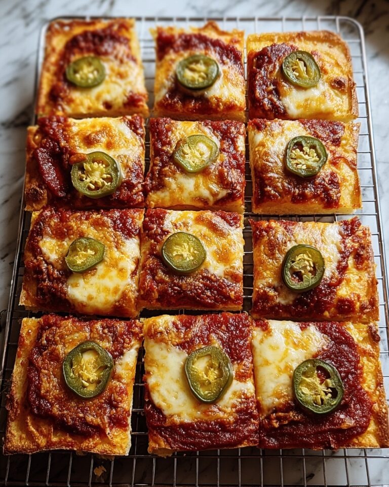 Cheater’s Sicilian-Style Pizza with Jalapeños and Honey Recipe