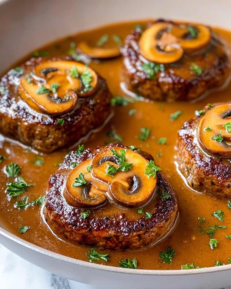 Easy Homemade Salisbury Steak Recipe - Recipe Image