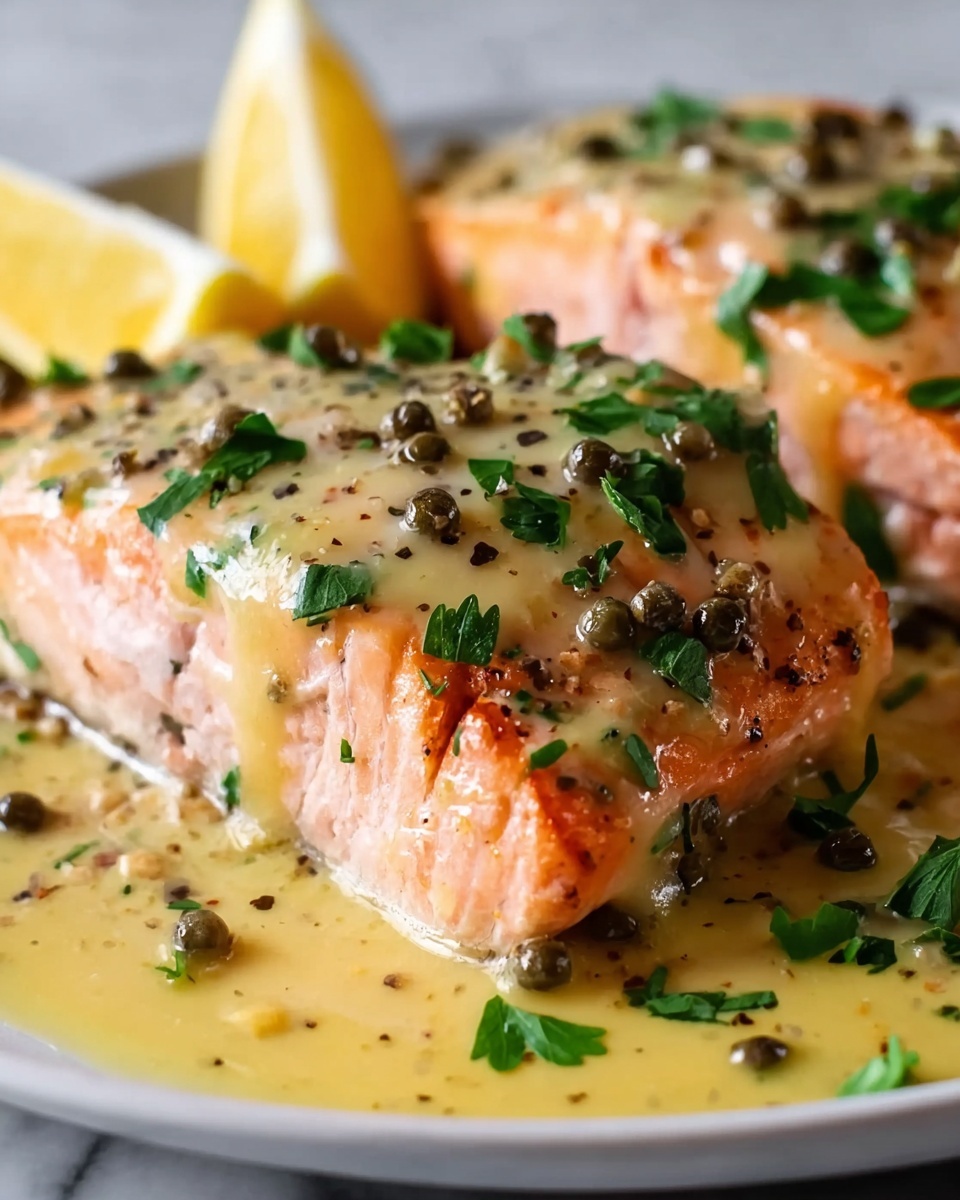 Dijon Salmon with Lemon Dijon Sauce Recipe - Recipe Image