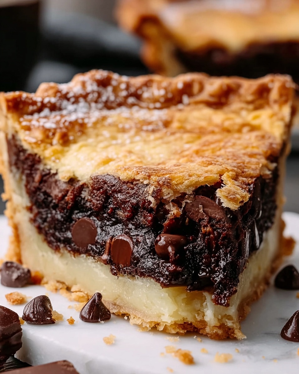 Gooey Nutella-Stuffed Cookie Pie Recipe - Recipe Image