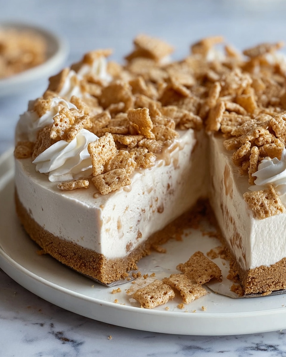 Cinnamon Toast Crunch Cheesecake Recipe - Recipe Image