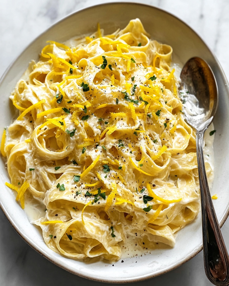 Pappardelle al Limone (Creamy Lemon Pasta) Recipe - Recipe Image