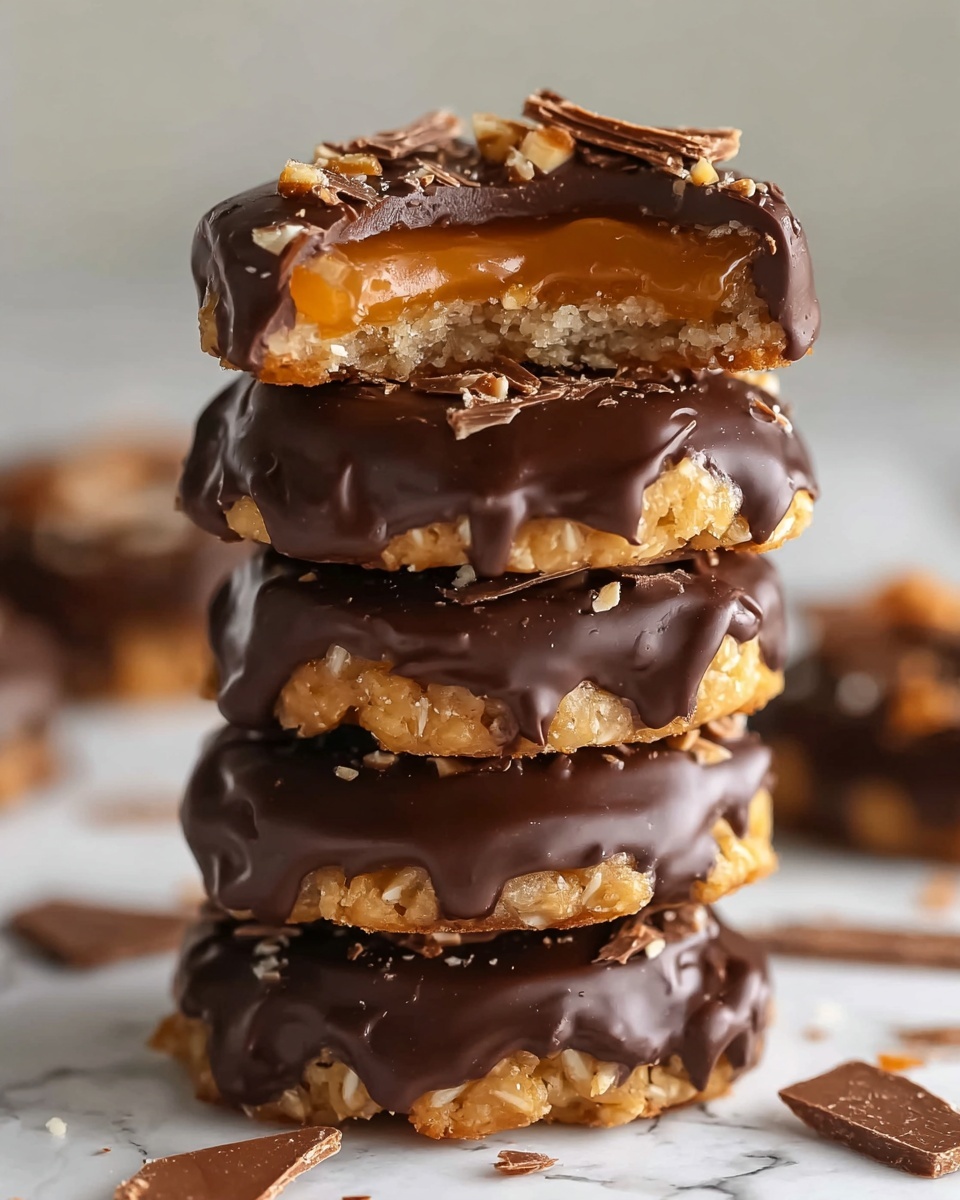 Homemade Samoas (Girl Scout Cookies) Recipe - Recipe Image