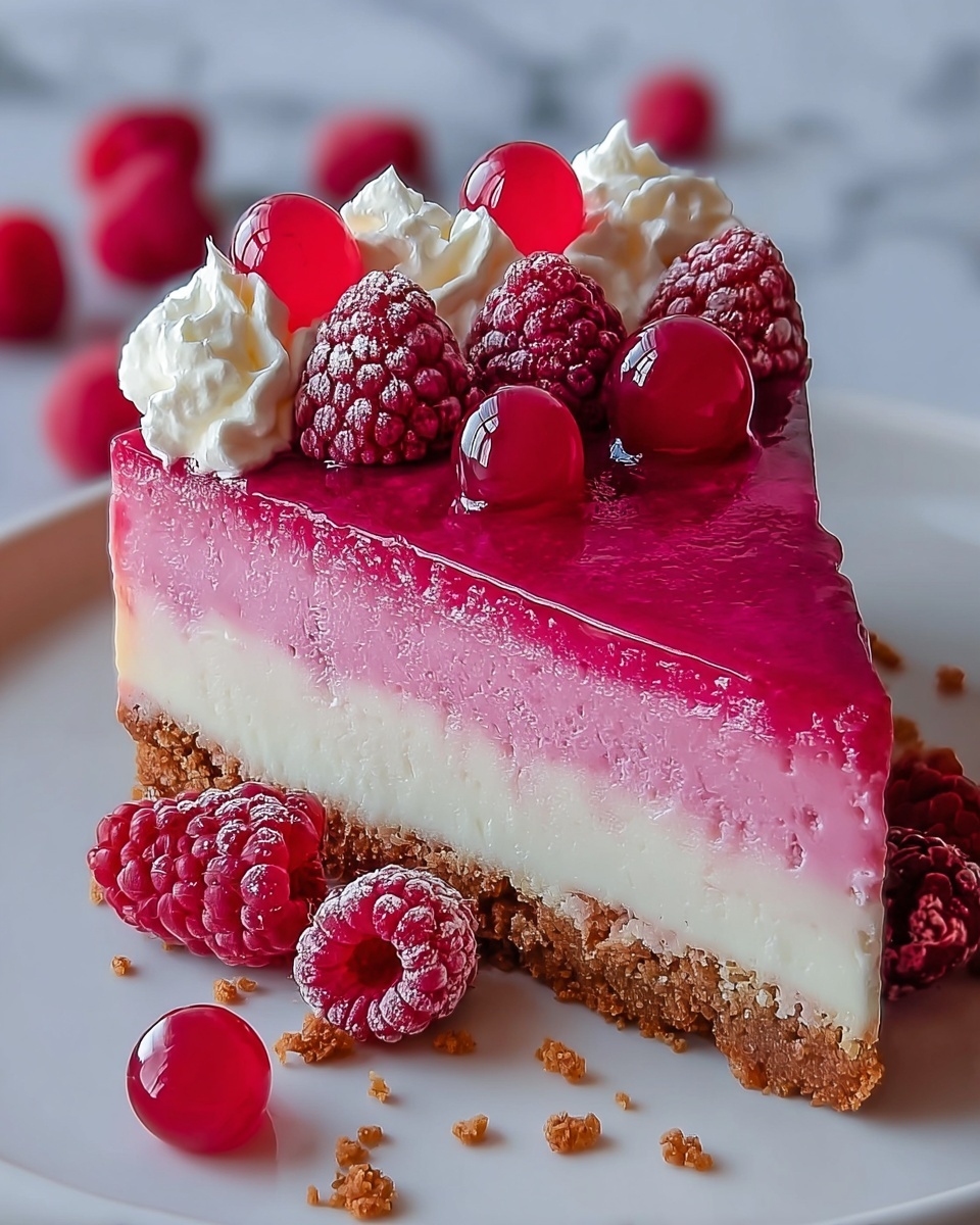 Pink Velvet Raspberry Cheesecake Recipe - Recipe Image
