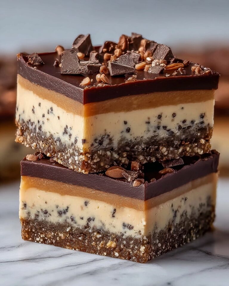 No-Bake Buckeye Cheesecake Bars Recipe