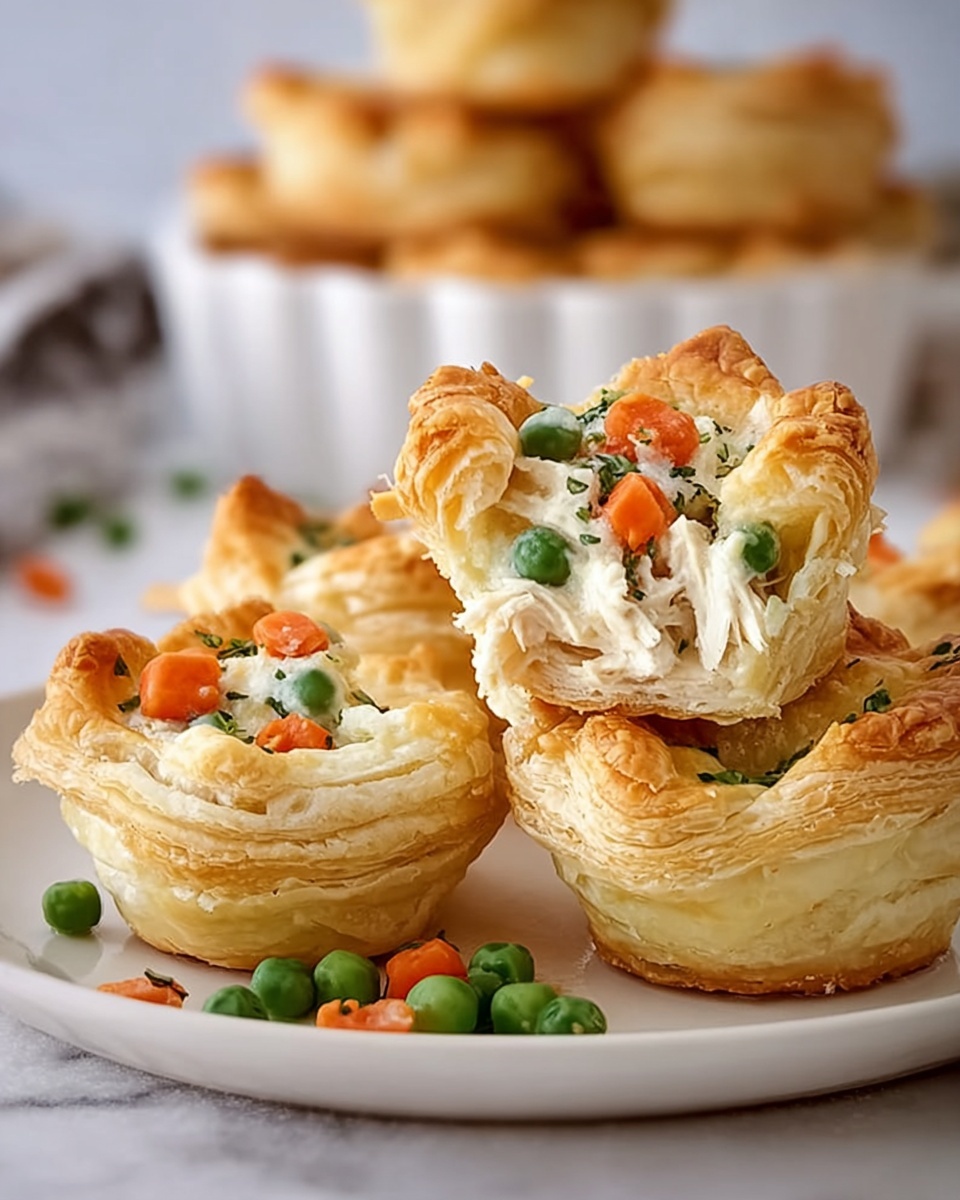 Mini Chicken Pot Pie with Grands Biscuits Recipe - Recipe Image