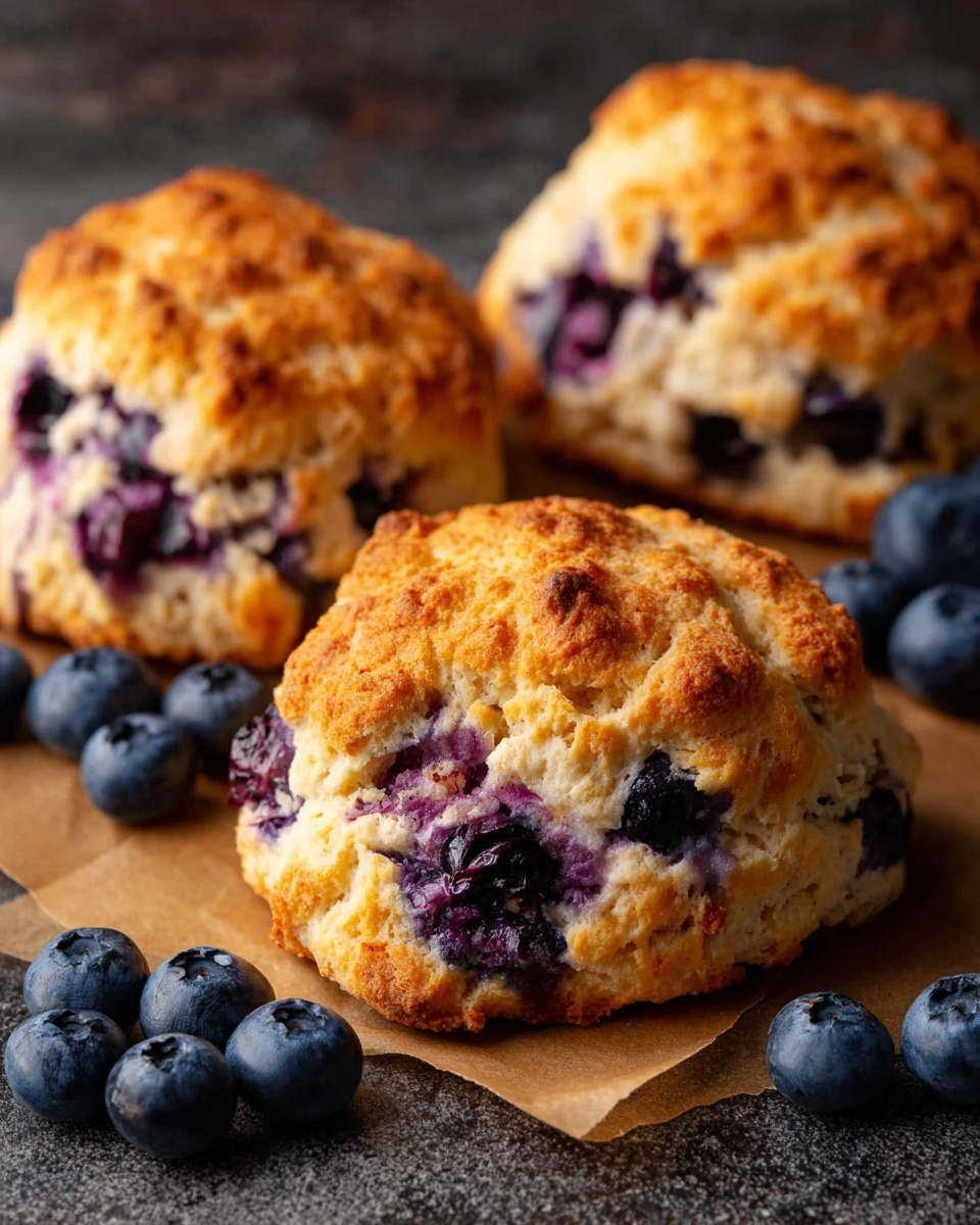 Sweet Blueberry Biscuits Recipe - Recipe Image