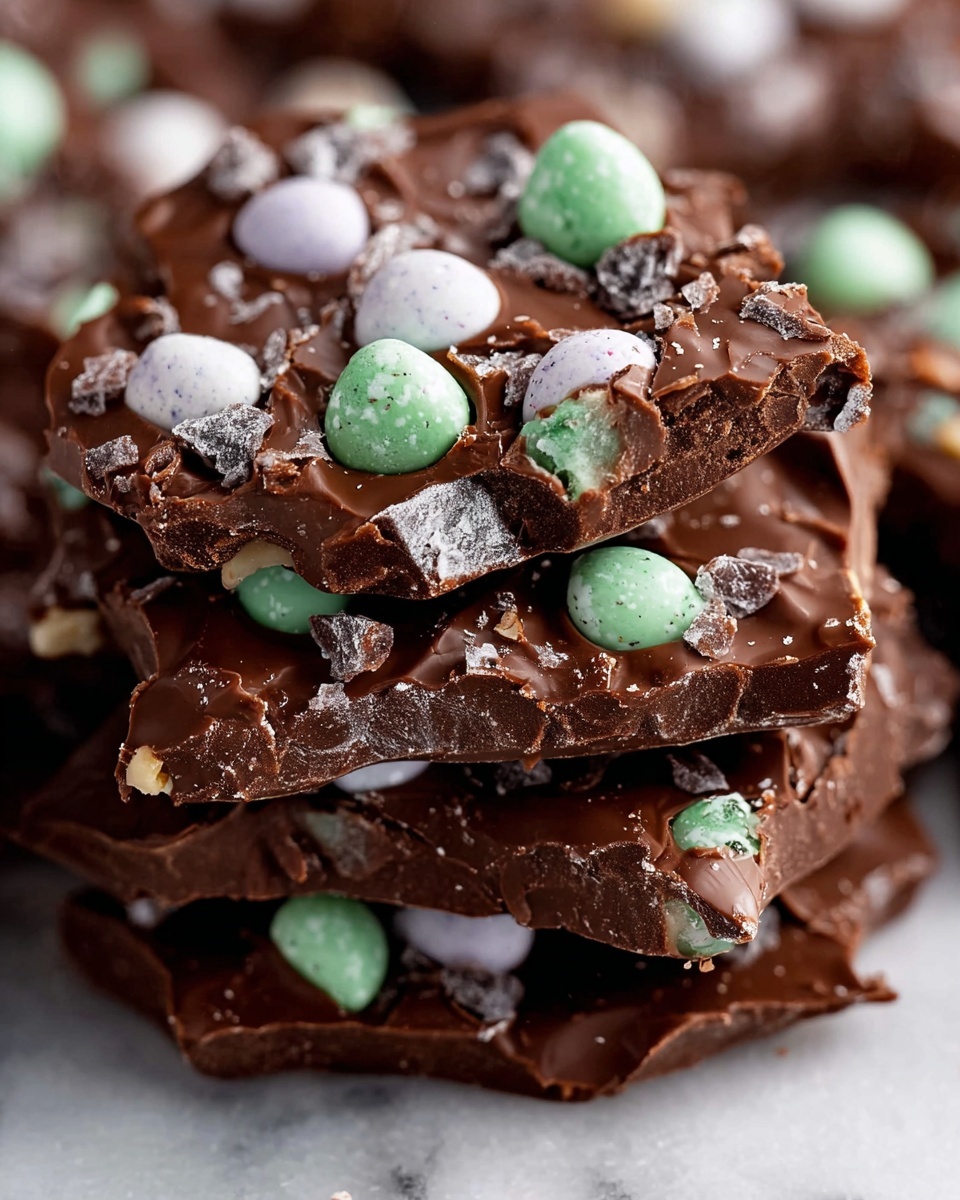 No-Bake Mint Chocolate Chip Clusters Recipe - Recipe Image