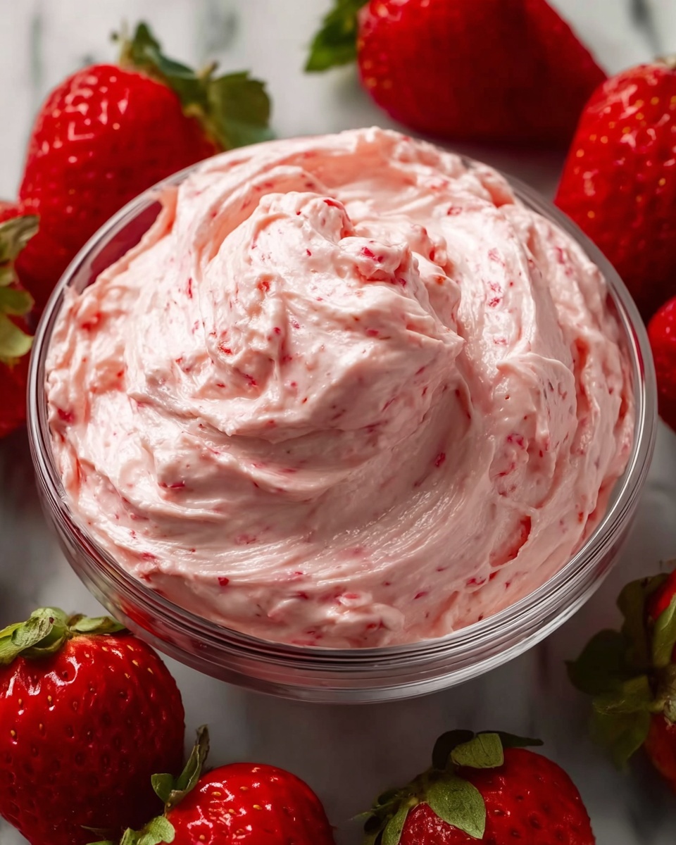 Fresh Strawberry Cream Cheese Frosting Recipe - Recipe Image