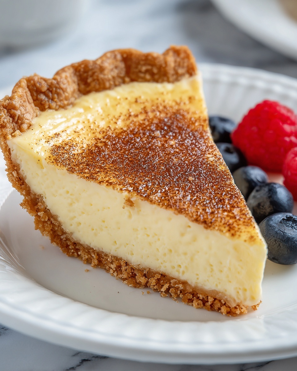 Egg Custard Pie Recipe - Recipe Image