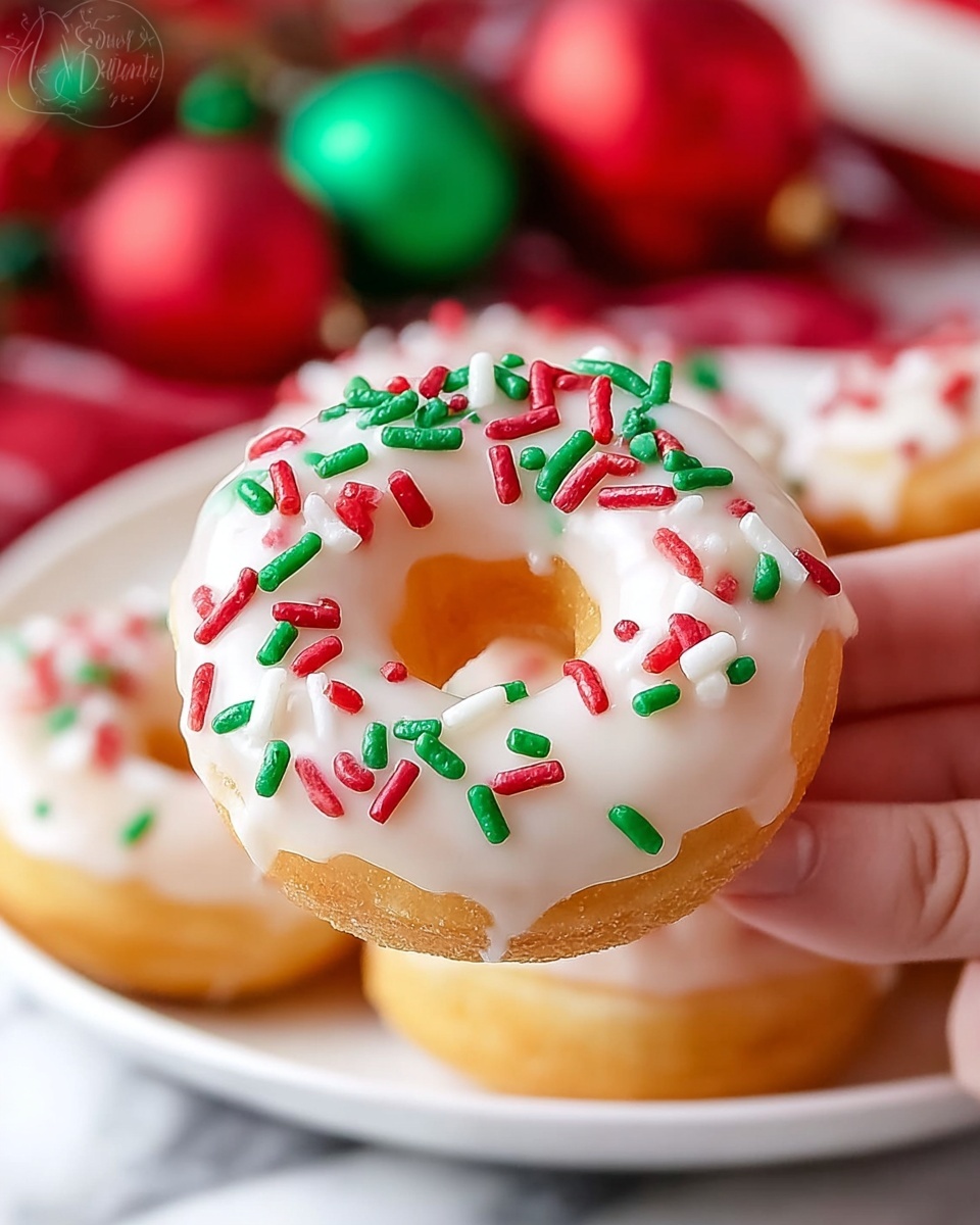 Christmas Doughnuts Recipe - Recipe Image