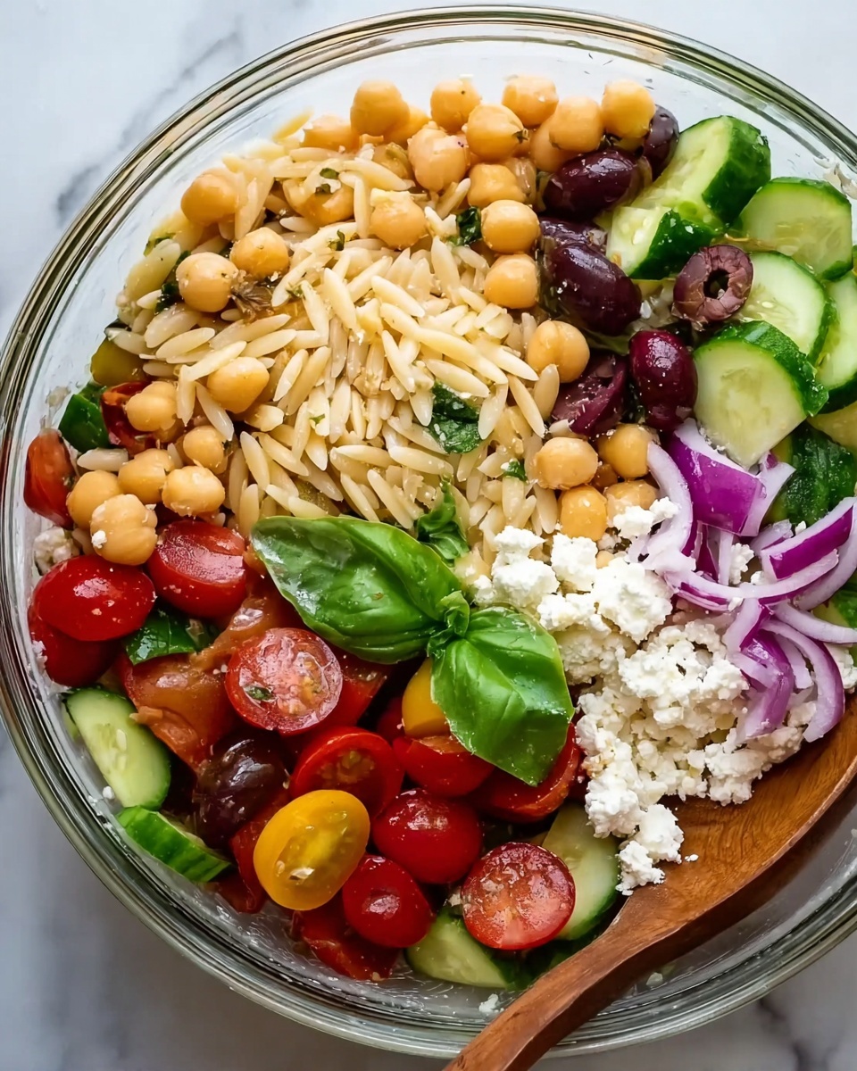 Greek Orzo Salad Recipe - Recipe Image