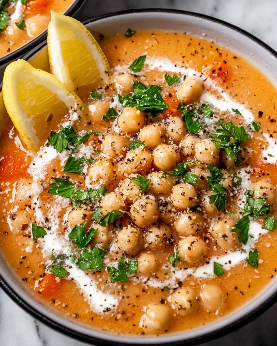 Greek Chickpea Soup with Lemon Recipe - Recipe Image