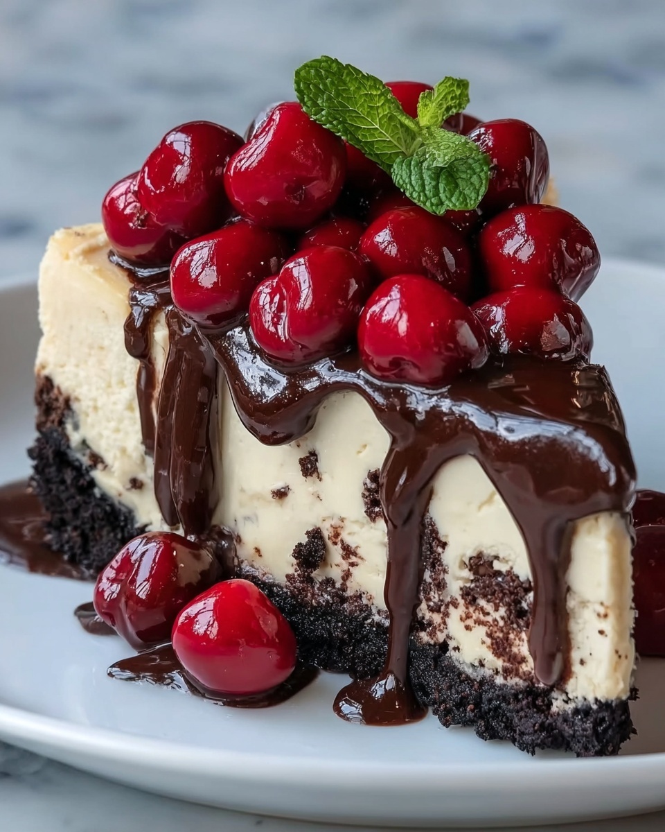 Black Forest Cheesecake Recipe - Recipe Image