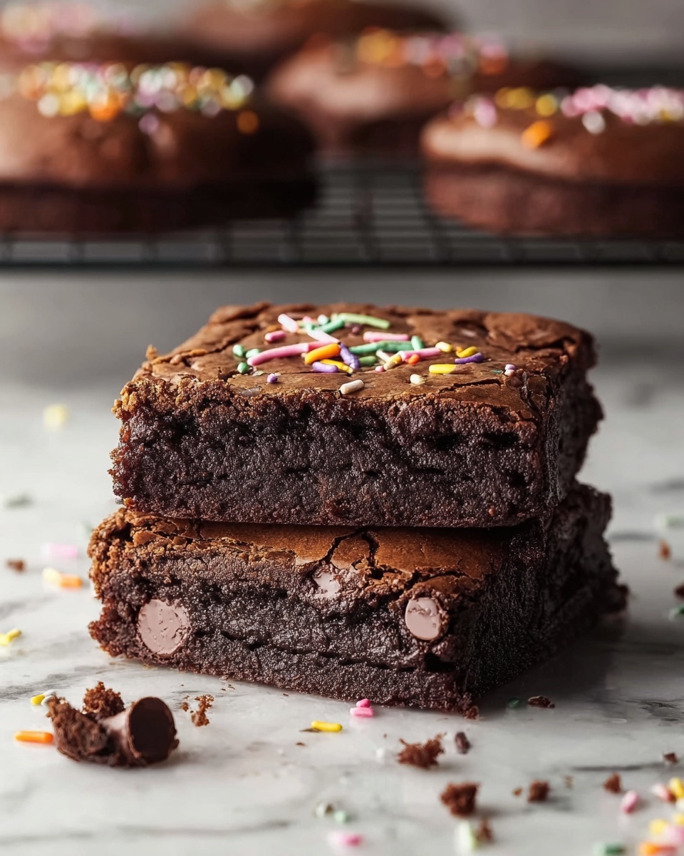 Fudgy Cosmic Brownie Cookies Recipe - Recipe Image