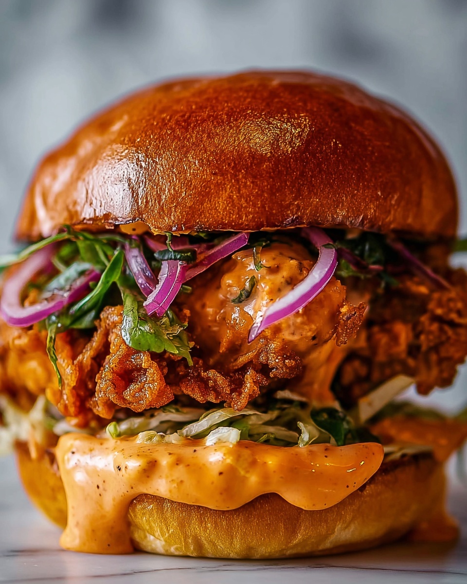 Thai Fried Chicken Sandwich Recipe - Recipe Image