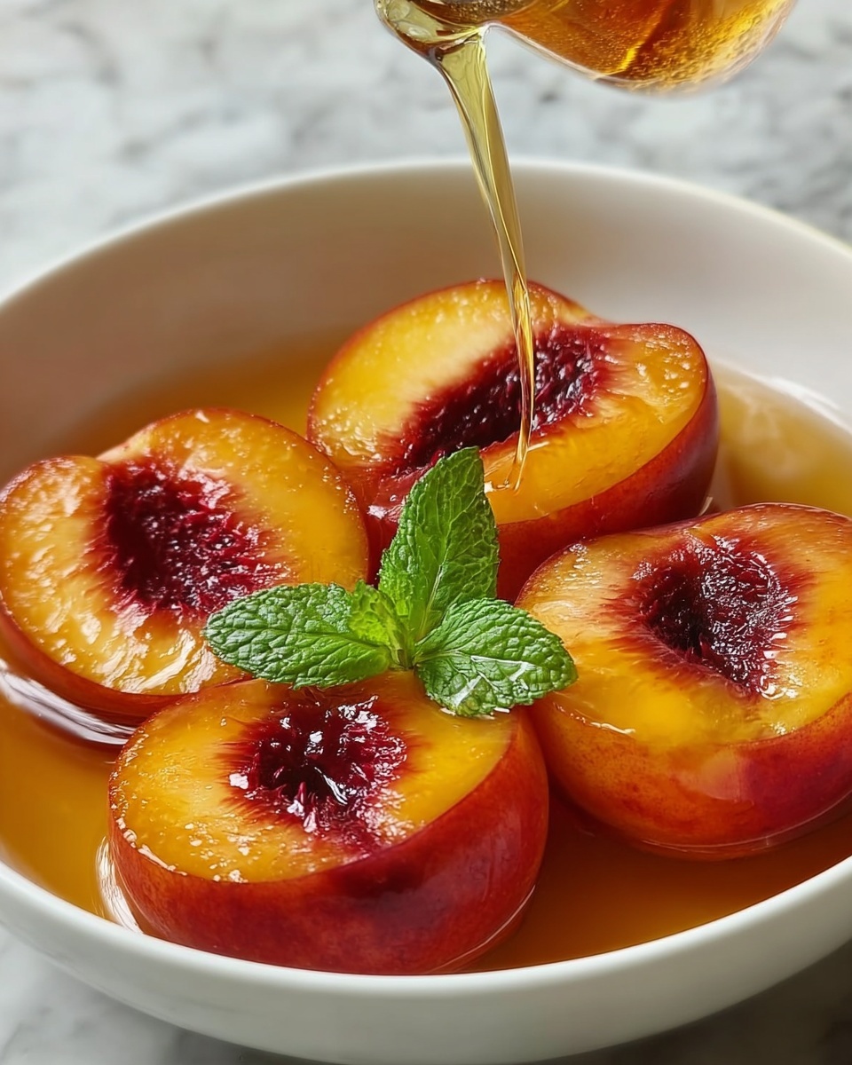 Cinnamon Sugar Baked Peaches Recipe - Recipe Image