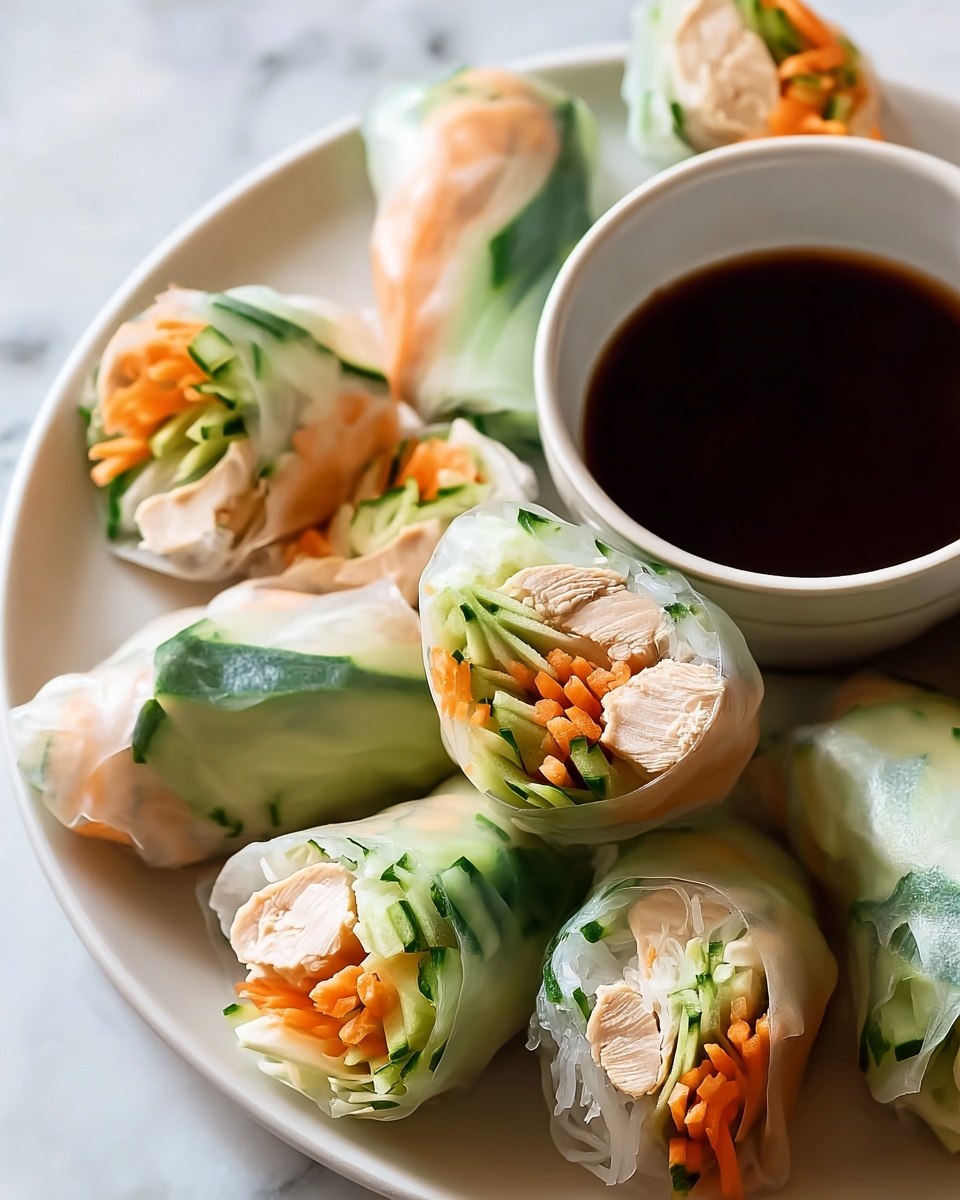 Chicken Spring Rolls Recipe - Recipe Image