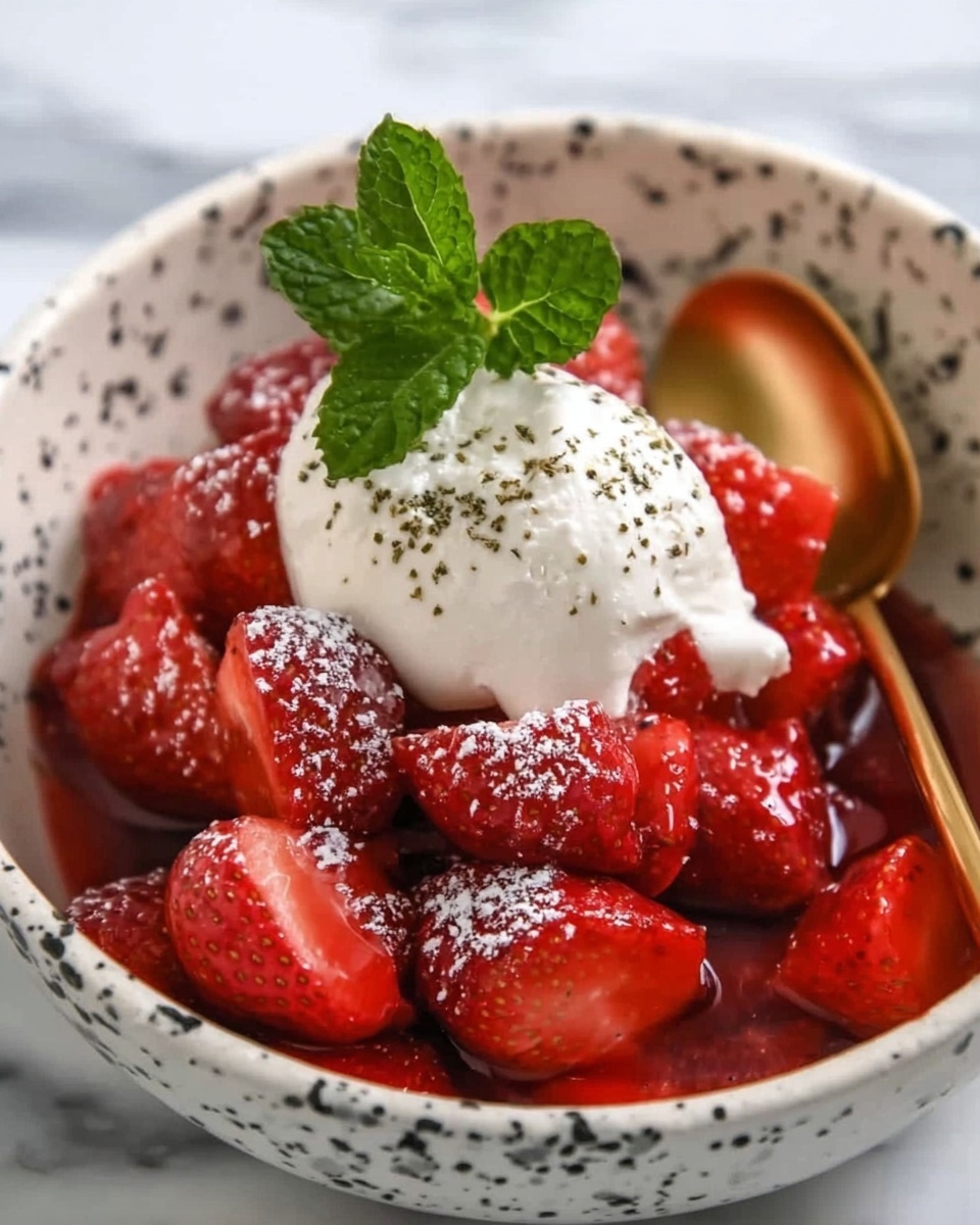 Italian Macerated Strawberries Recipe - Recipe Image