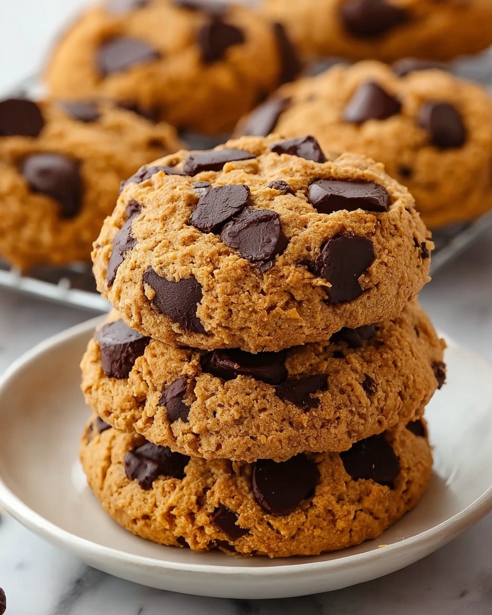 Healthy Pumpkin Chocolate Chip Cookies Recipe - Recipe Image
