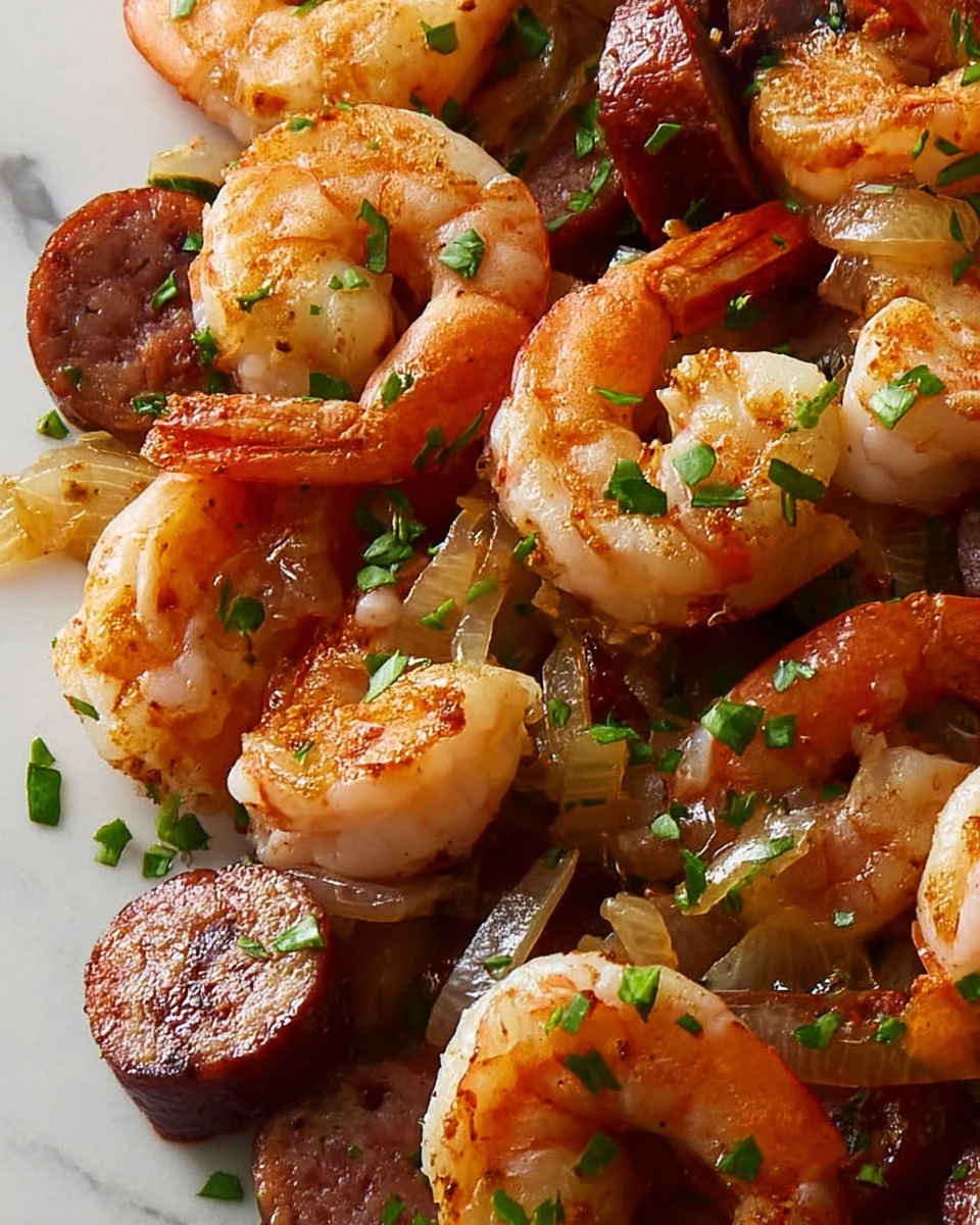 Shrimp and Sausage Cabbage Bowl Recipe - Recipe Image