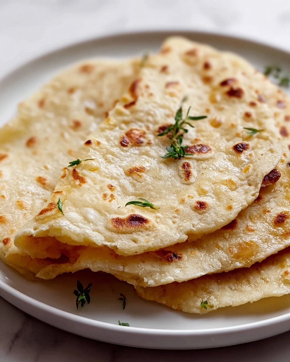 Homemade Whole Wheat Roti Wraps Recipe - Recipe Image