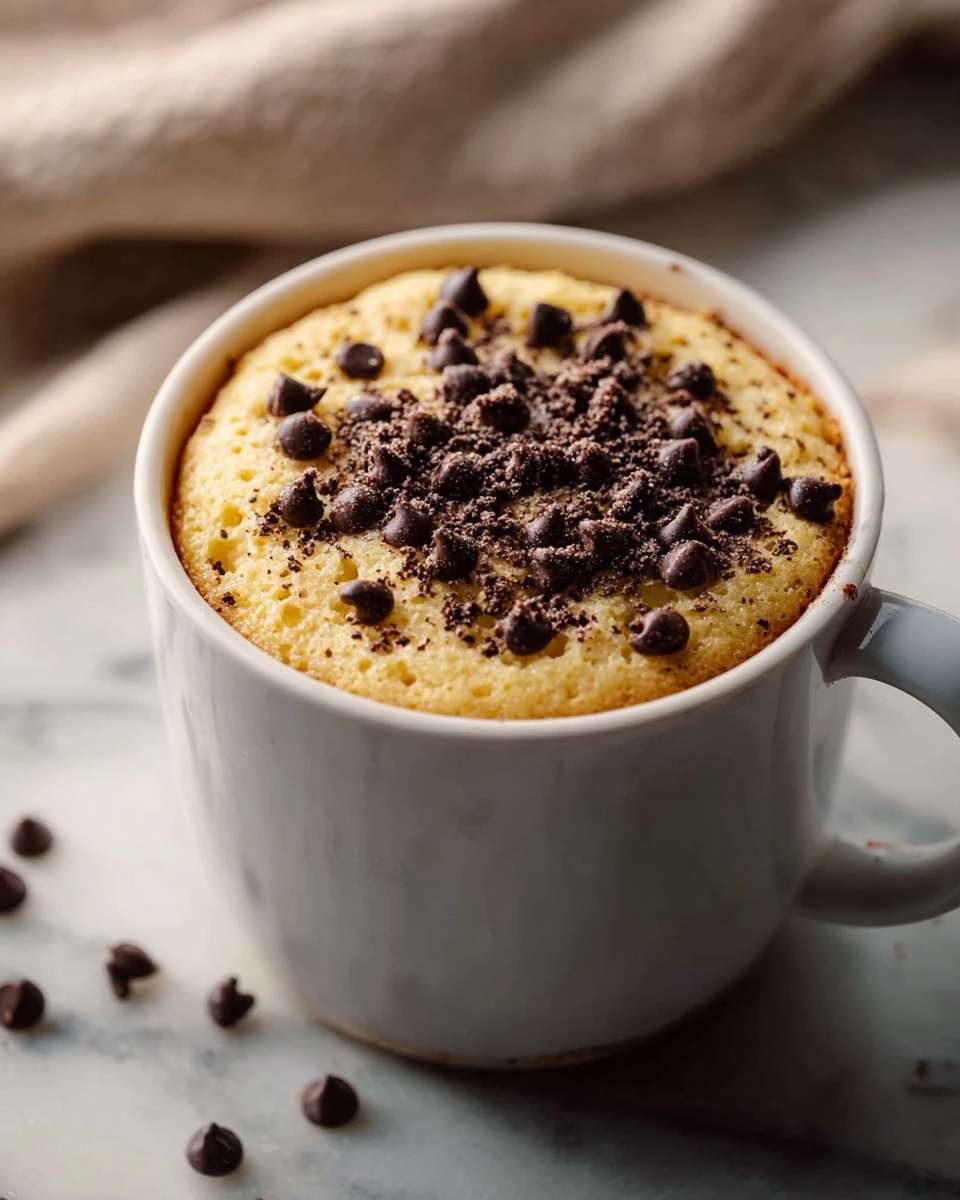 Chocolate Chip Mug Cake Recipe - Recipe Image