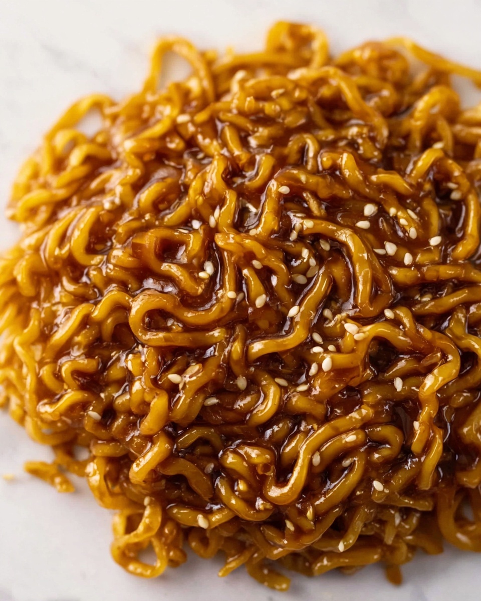 Sweet & Spicy Ramen Noodles Recipe - Recipe Image