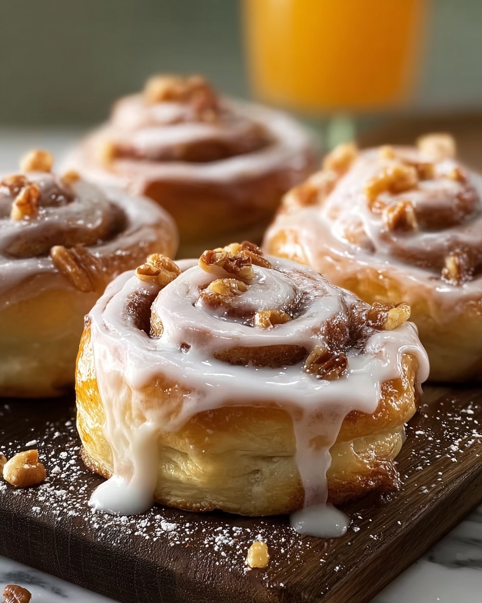 Peachy Cinnamon Rolls Recipe - Recipe Image