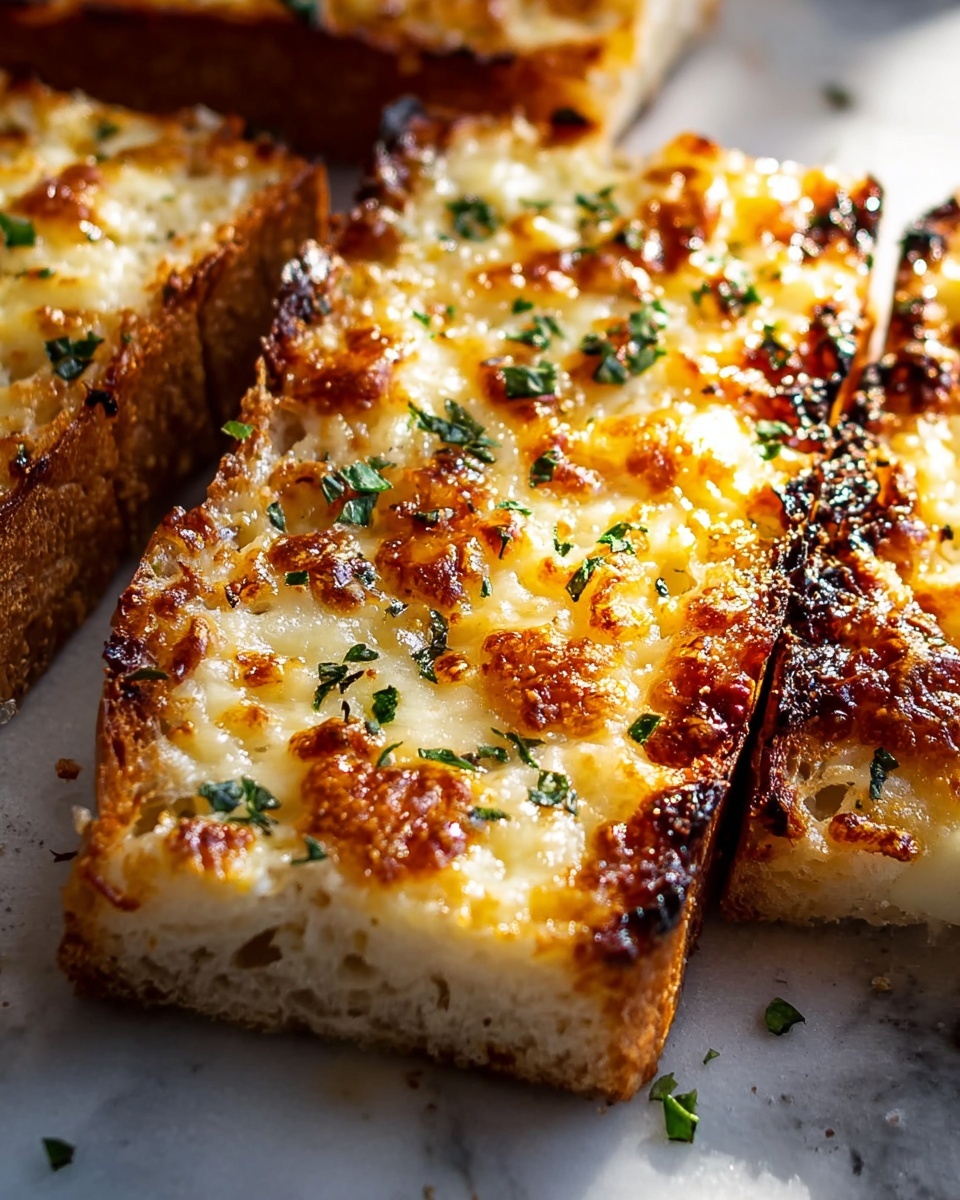 Chili Crunch Garlic Bread Recipe - Recipe Image