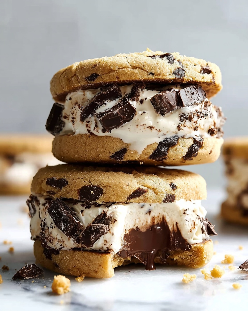 The Ultimate Cookie Dough Ice Cream Sandwich Recipe - Recipe Image