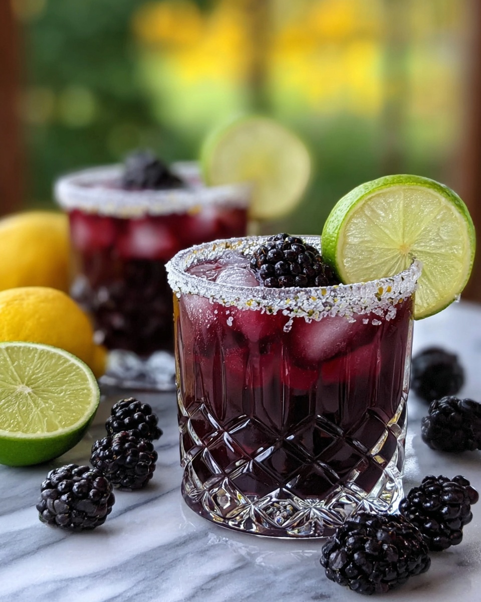 Blackberry Margarita Smash Recipe - Recipe Image