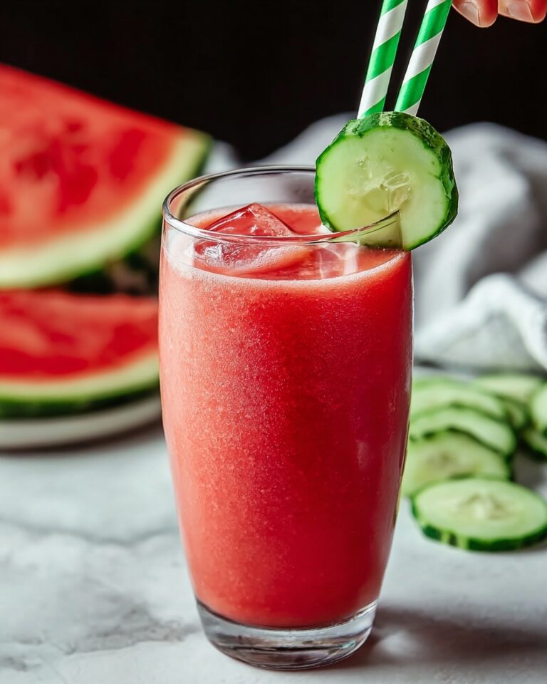 Watermelon Slushie Mocktail Recipe