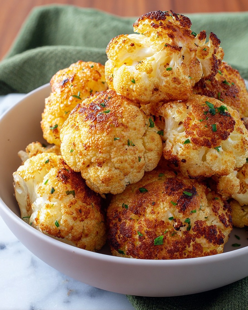 Parmesan Cauliflower Bites: Deliciously Healthy Snack Recipe - Recipe Image