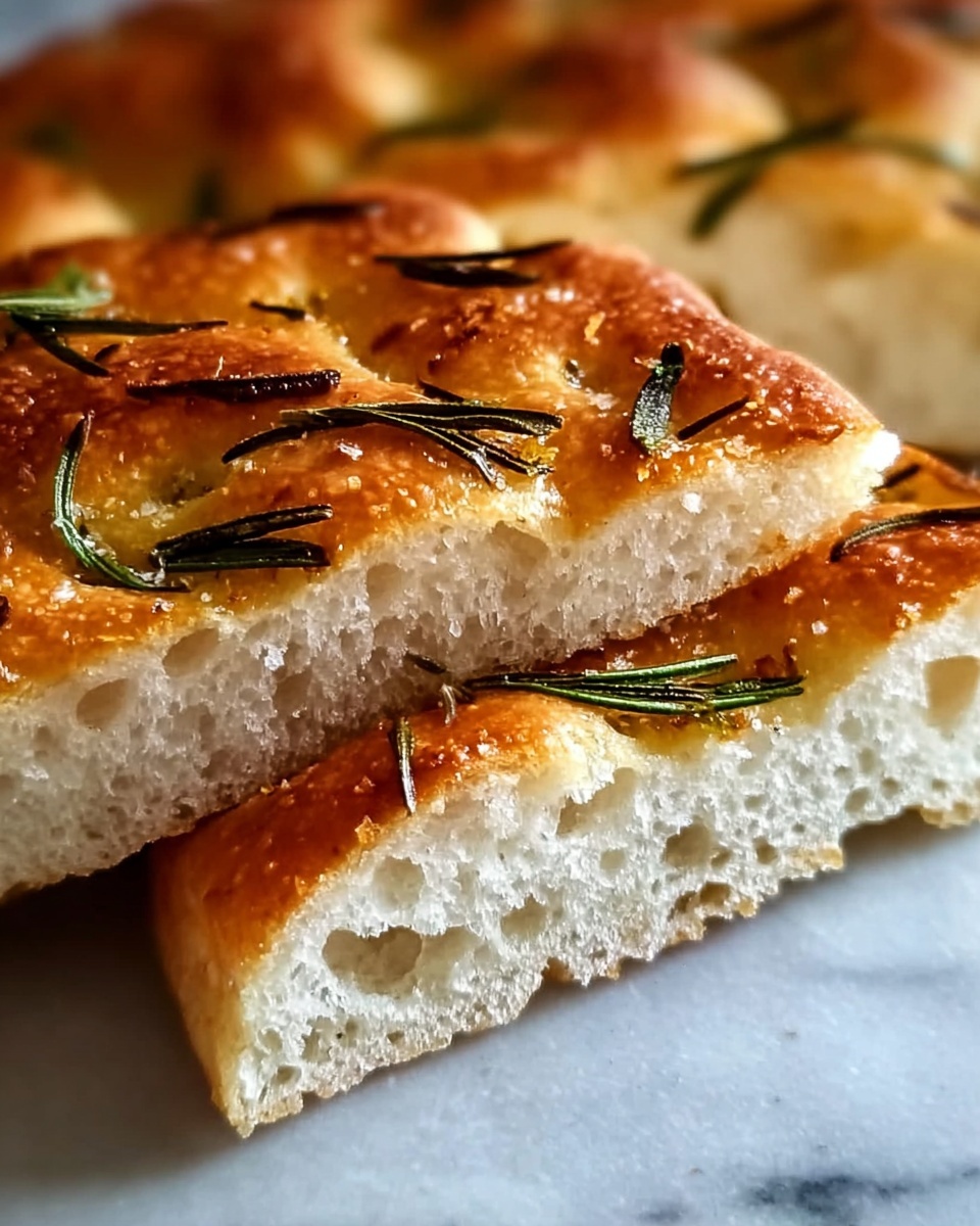 Rustic No Knead Rosemary Garlic Bread Recipe - Recipe Image